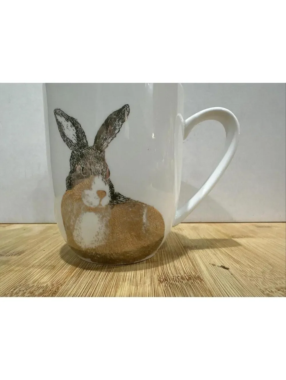 Pier 1 Golden Rabbit Mug retired *